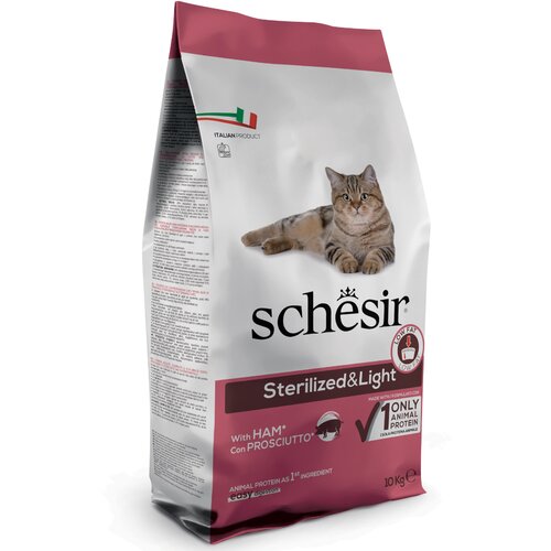Schesir Sterilized & Light sa šunkom - 2 x 10 kg Cijene