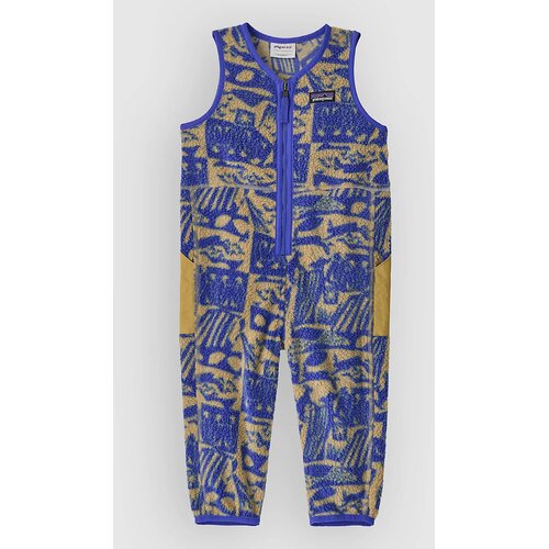 Patagonia Shearling Baby Kids Jumpsuit lets chat / eddy blue Slike