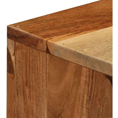 VidaXL komoda od masivnog bagremovog drva 60 x 35 x 76 cm smeđa Slike