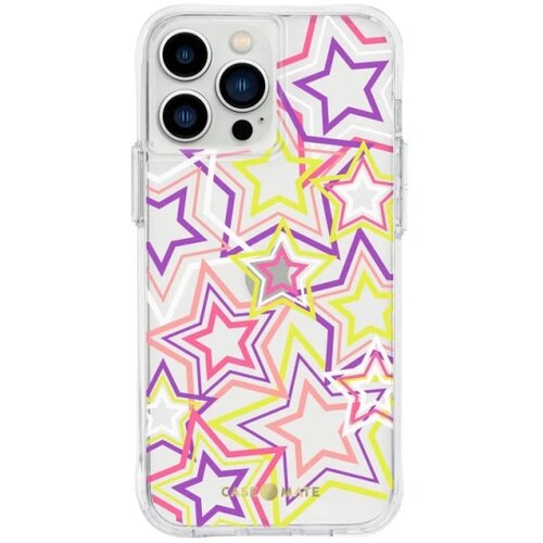 Case Mate Tough Print neon stars maska za iPhone 13 Pro Slike