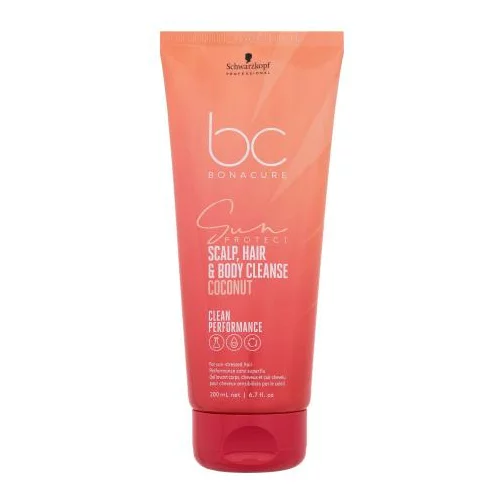 Schwarzkopf Professional BC Bonacure Sun Protect Scalp, Hair & Body Cleanse Coconut šampon zaštita kose od sunca za ženske