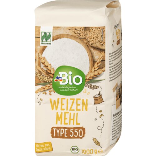 dmBio pšenično belo brašno - tip 550 1000 g Slike