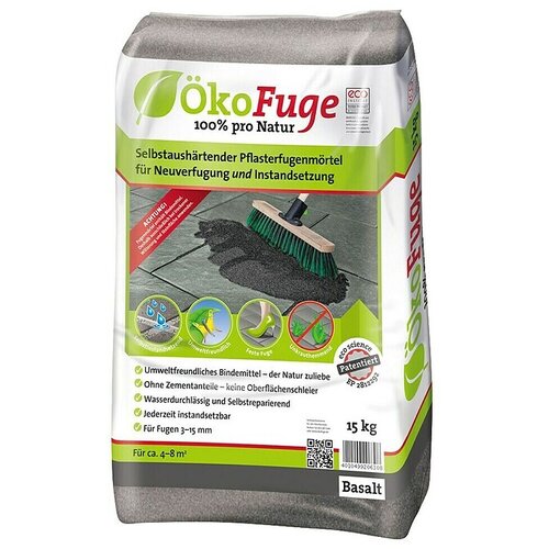  Masa za fugiranje za pločnik (15 kg, &amp;Scaron;irina fuge: 3 mm - 15 mm, Antracit) Slike