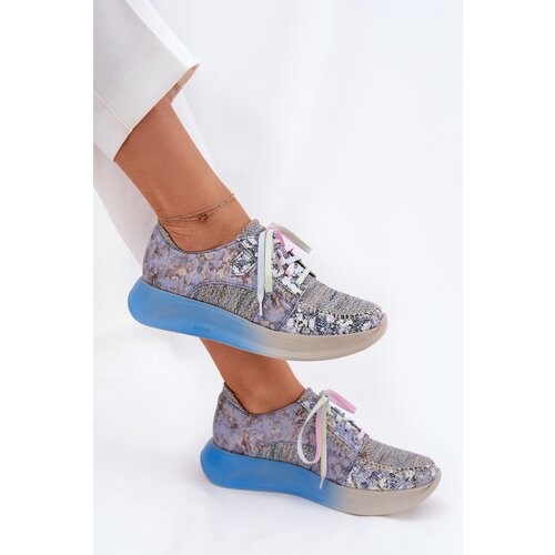 Maciejka Women's Leather Sneakers Loafers On Platform Cijene