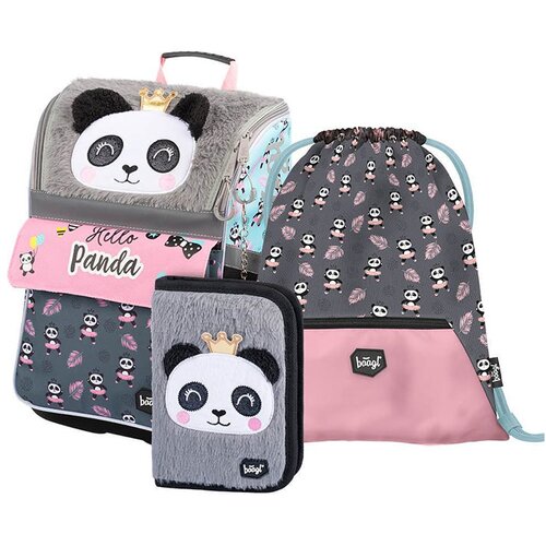 BAAGL Prvo&amp;scaron;olski set Zippy Panda (3-delni) Slike