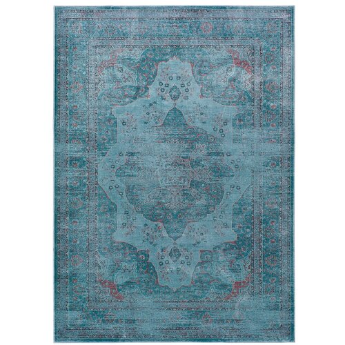 Universal Modra preproga iz viskoze Lara Aqua, 120 x 170 cm Cene