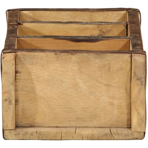 Poslužavnici 4 kom 30x14x9 cm Čvrsto drvo od recikliranih materijala Slike
