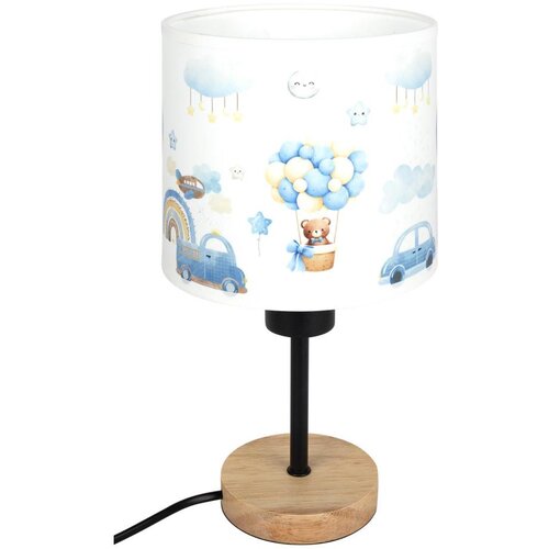 Brilagi Stona lampa BOBO WOOD 1xE27/25W/230V hrast/crna/bela/plava/medvedići Slike