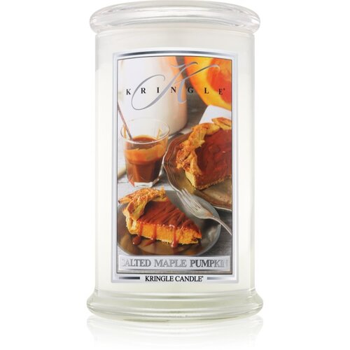 Kringle Candle Salted Maple Pumpkin dišeča sveča 624 g Cene