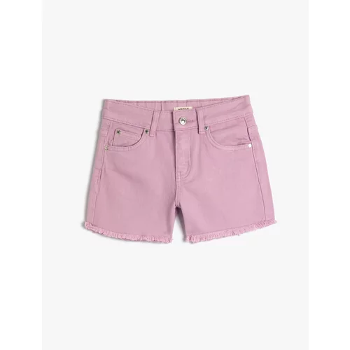 Koton Girls Lilac Shorts & Bermuda