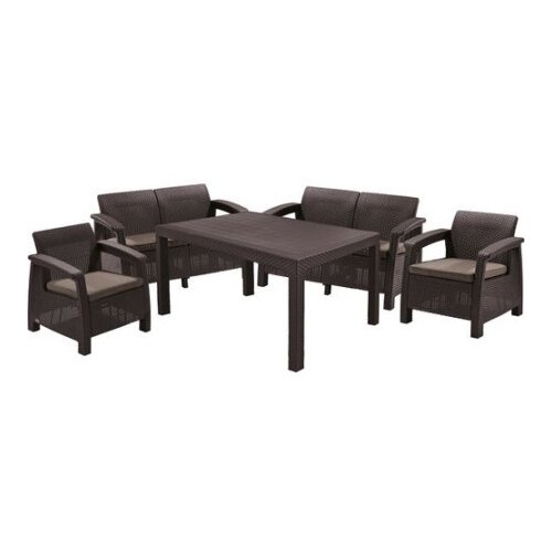Keter Baštenski set corfu fiesta, pe-ratan, braon ( CU 258945 ) Cene