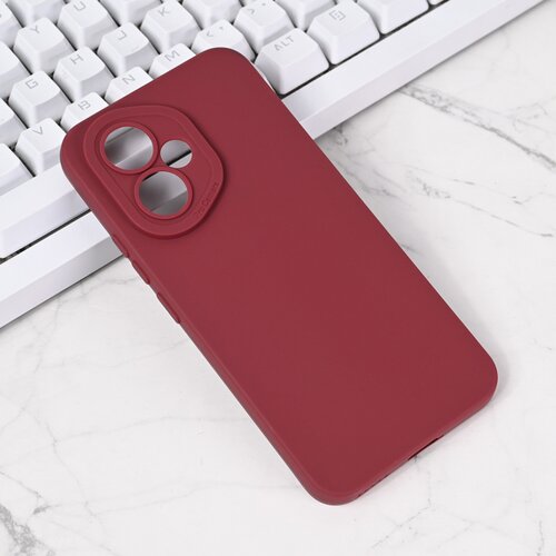  Silikonska maska za Honor 400 Pro Camera, Bordo Cene