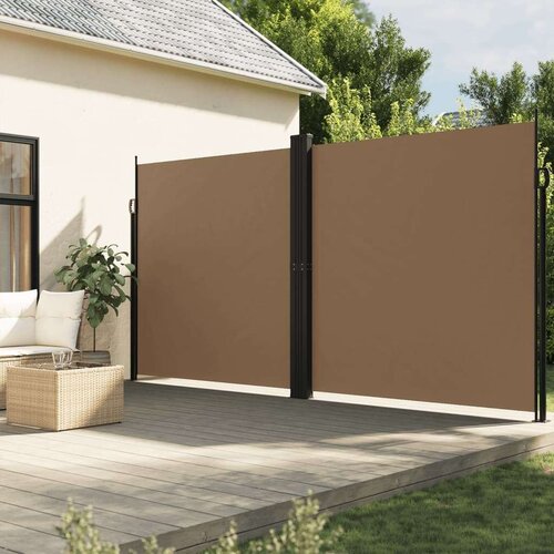  Zložljiva stranska tenda taupe 200x600 cm Cene