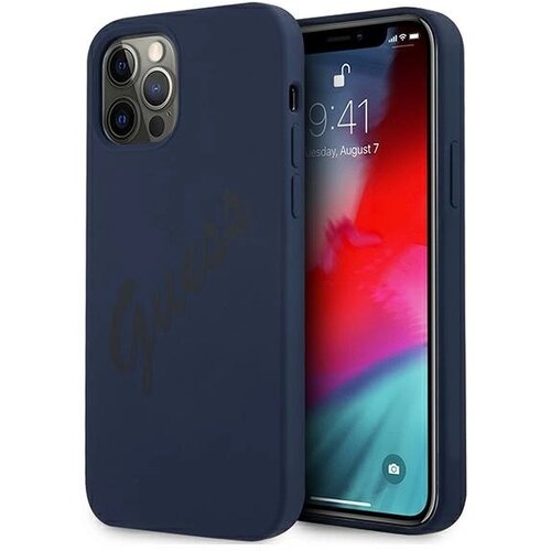 Guess OVITEK HARDCASE SCRIP VINTAGE ZA IPHONE 12/12 PRO 6.1 MODER, (21834363) Cene