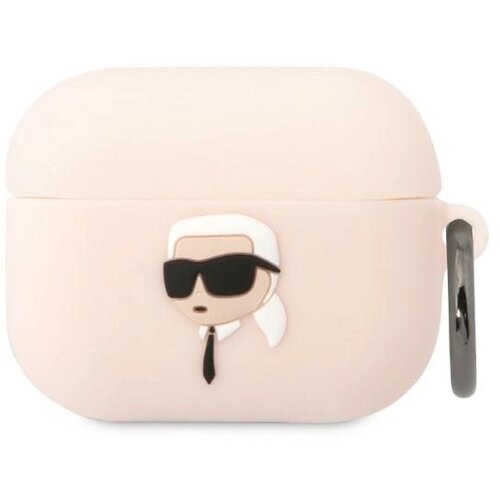 Karl Lagerfeld SILIKONSKI OVITEK KARL HEAD 3D ZA AIRPODS PRO ROZA, (22006267) Cene