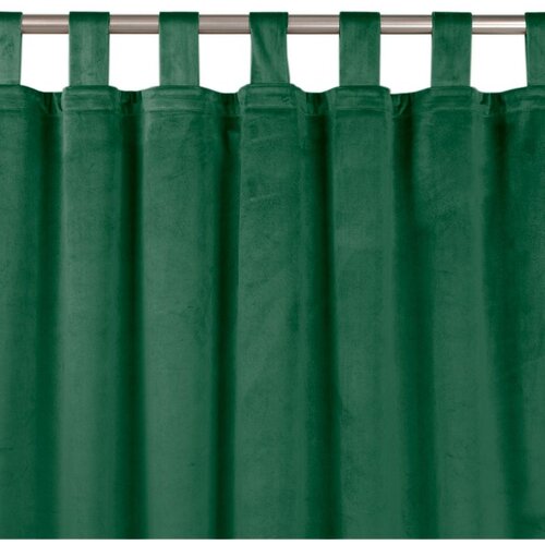  Curtain VILA color bottle green style classic 10cm tab tops velvet 200x225 HOMEDE Cene