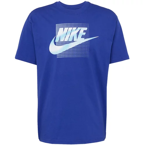 Nike Sportswear Majica kraljevo modra / nebeško modra / bela