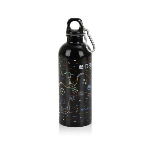 Gabol aluminijumska boca za vodu 6x21 cm 500ml-0,11 kg virtual crna ( 16ADG234748B ) Slike
