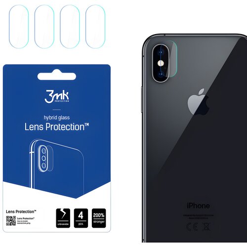 3mk 4x Staklo za kameru za Apple iPhone XS - Prozirna Cene