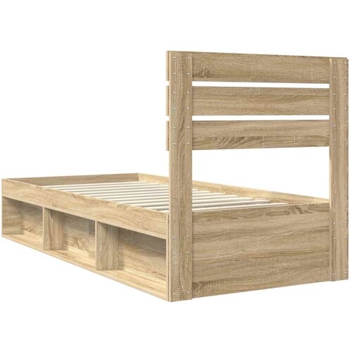  Okvir za krevet Sonoma 90 x 190 cm Čvrsto borovo drvo Slike