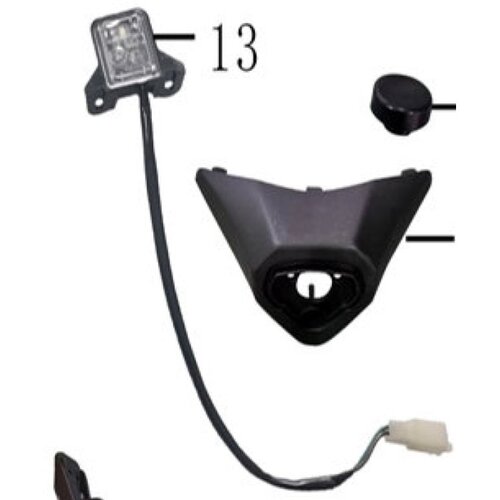  Svetlo registarske tablice 2047-30-00001 za skuter Motovene New Flash HF Cene