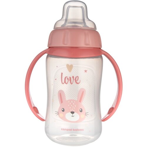 Canpol Cute Animals Training Cup otroški lonček Rabbit 6m+ 320 ml Cene