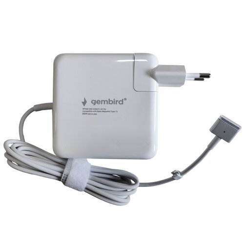 Gembird NPA85-200-4250 (TJ-341N Apple Type-T) punjač za MacBook 85W-20V-4.2A, Magsafe2 Type-T Slike