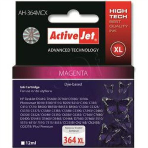 Activejet magenta črnilo HP CB324EE 364 XL Cene