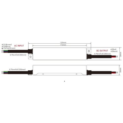 Dawn led napajanje slim 24V 100W 100WHBS-24 IP67 Slike