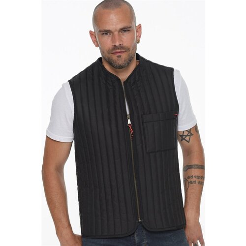Dewberry Y8611 MEN'S VEST-BLACK Cene