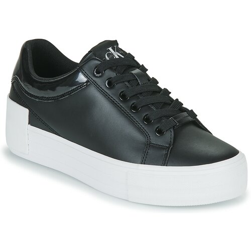 Calvin Klein Jeans VULC FLATFORM BOLD LTH-GLOSSY Crna Cene
