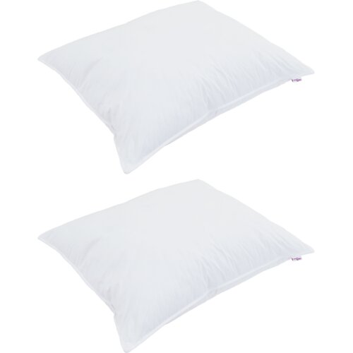 VidaXL Jastuk 2 pcs Bijela 70 x 90 cm 130gsm 100% pamuk Slike