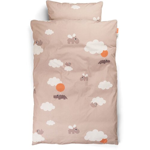 Done By Deer posteljina Happy Clouds, Roze Cene