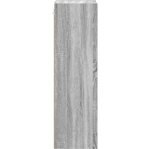 VidaXL viseći ormarić s policom riga siva sonoma 30 x 29,5 x 100 cm Slike