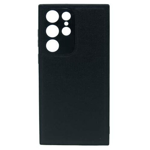  Maska za telefon LEATHER CASE za Samsung S22 Ultra, Crna Cene