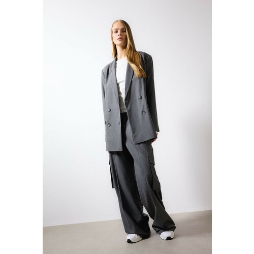 Defacto With Cargo Pocket Striped Trousers Cene