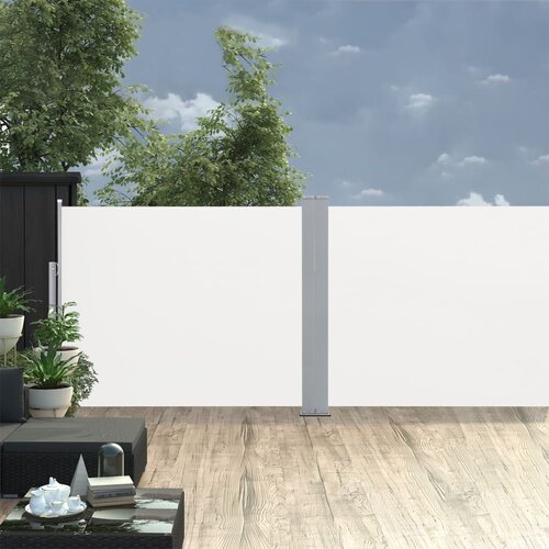 vidaXL uvlačiva bočna tenda 140 x 1000 cm krem Cijene