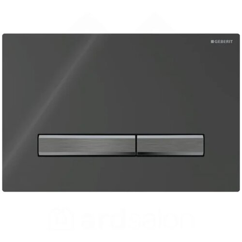 Geberit Sigma50 Square tipka za dvokoličinsku tehniku ispiranja crna/crni hrom 115.671.DW.2 Cene