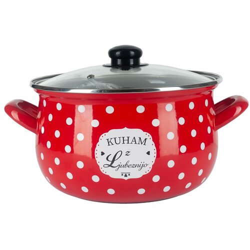 Alpeks Home ALPEKSHOME, KUHAM Z LJUBEZNIJO, KOZICA VISOKA S POKROVOM, 22 CM, 4.7L, 1 KOS, (22153232) Cene