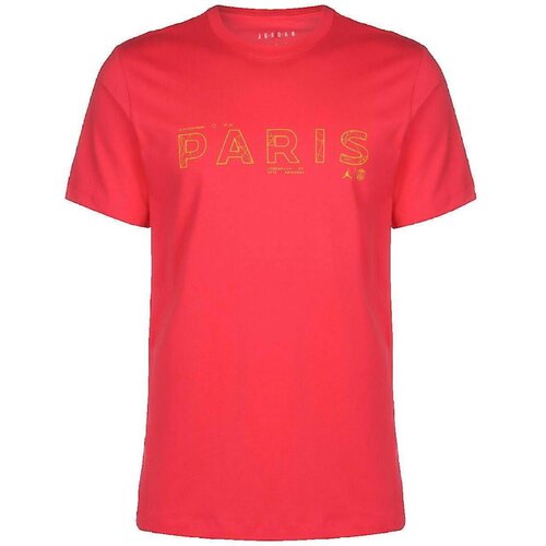 Nike Majice s kratkimi rokavi T-shirt PSG x Jordan Rouge Rdeča Slike