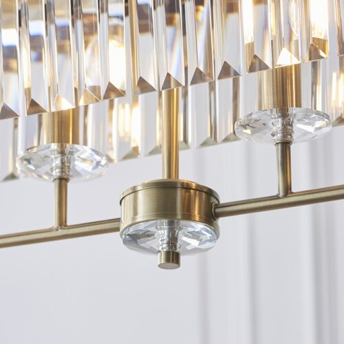  Endon 110539 - Luster na lancu CHESTERFIELD 4xE14/6W/230V mesing Slike