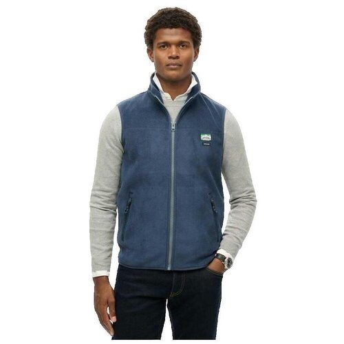 Superdry Flis Gilet en polaire Active Modra Slike