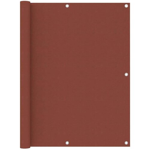 VidaXL balkonski zastor terakota 120 x 400 cm od tkanine Oxford Slike