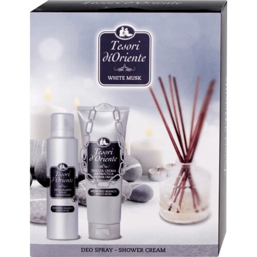 Tesori d'Oriente set Beli mošus (dezodorans i gel za tuširanje) Cene