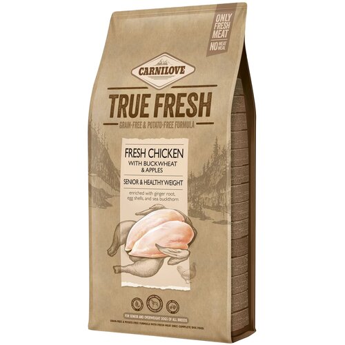 Carnilove True Fresh Senior & Healthy Weight s piščancem - 11,4 kg Cene