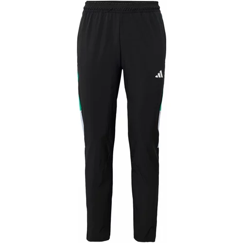 Adidas Sportske hlače 'Colorblock 3-Stripes' žad / crna / bijela