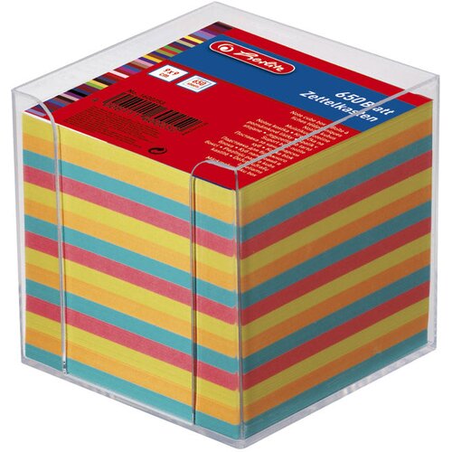 Blok KOCKA PVC 9X9X9CM S PAPIROM U BOJI HERLITZ 1600253 Cene