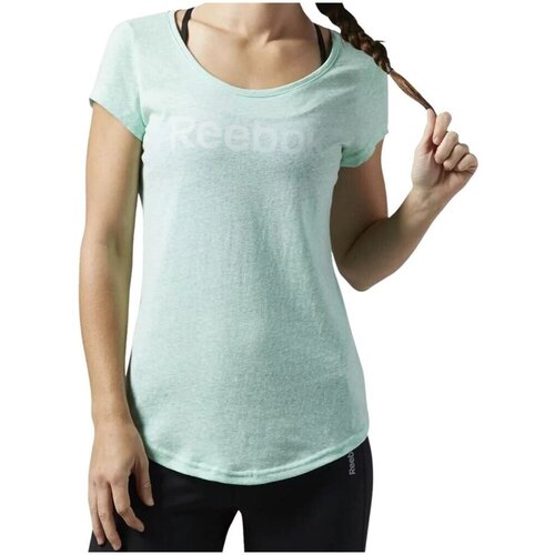 Reebok Majice s kratkimi rokavi AJ2803 Zelena Slike
