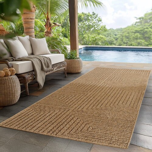 Ayyildiz Carpets Rjav zunanji in notranji tekač 80x250 cm Timber 1404 &amp;ndash; Slike