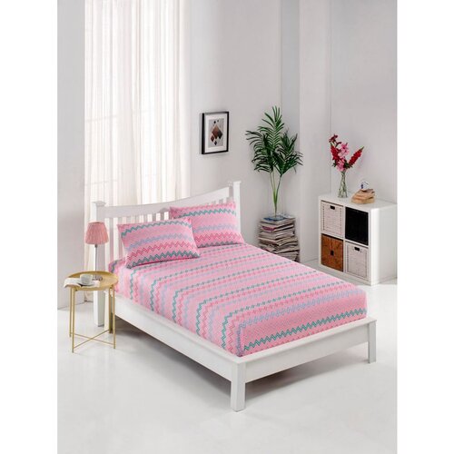  kokteyl - pink pinkbluegreen single sheet set Cene